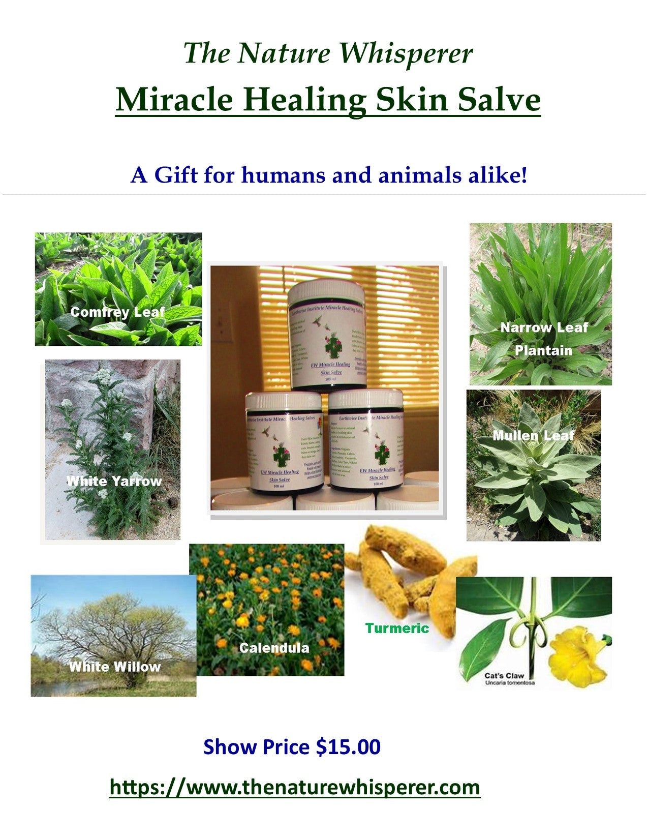 The Nature Whisperer Salves